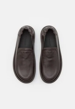 Emporio Armani Indios - Slip-Ons - Dark Brown -Total Wear Store 101490d5b4064c6592529bf5d3f2f989