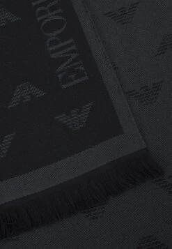 Emporio Armani SCIARPA UNISEX - Scarf - Anthracite Grey -Total Wear Store 10320d7e79704ae288f8bfa15ac617d5