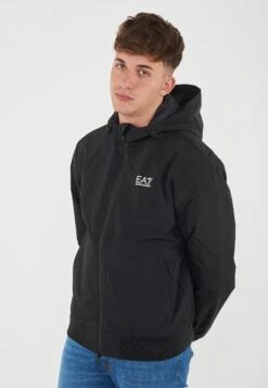 EA7 Emporio Armani CON CAPPUCCIO - Outdoor Jacket - Black -Total Wear Store 10ab0f9d6b7b4f2b9d351880dd42817a