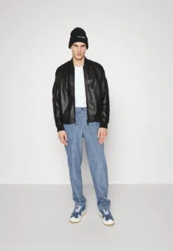 Emporio Armani Blouson - Leather Jacket - Nero -Total Wear Store 10cf1caacf5442a8b781d56aa2ed47f9