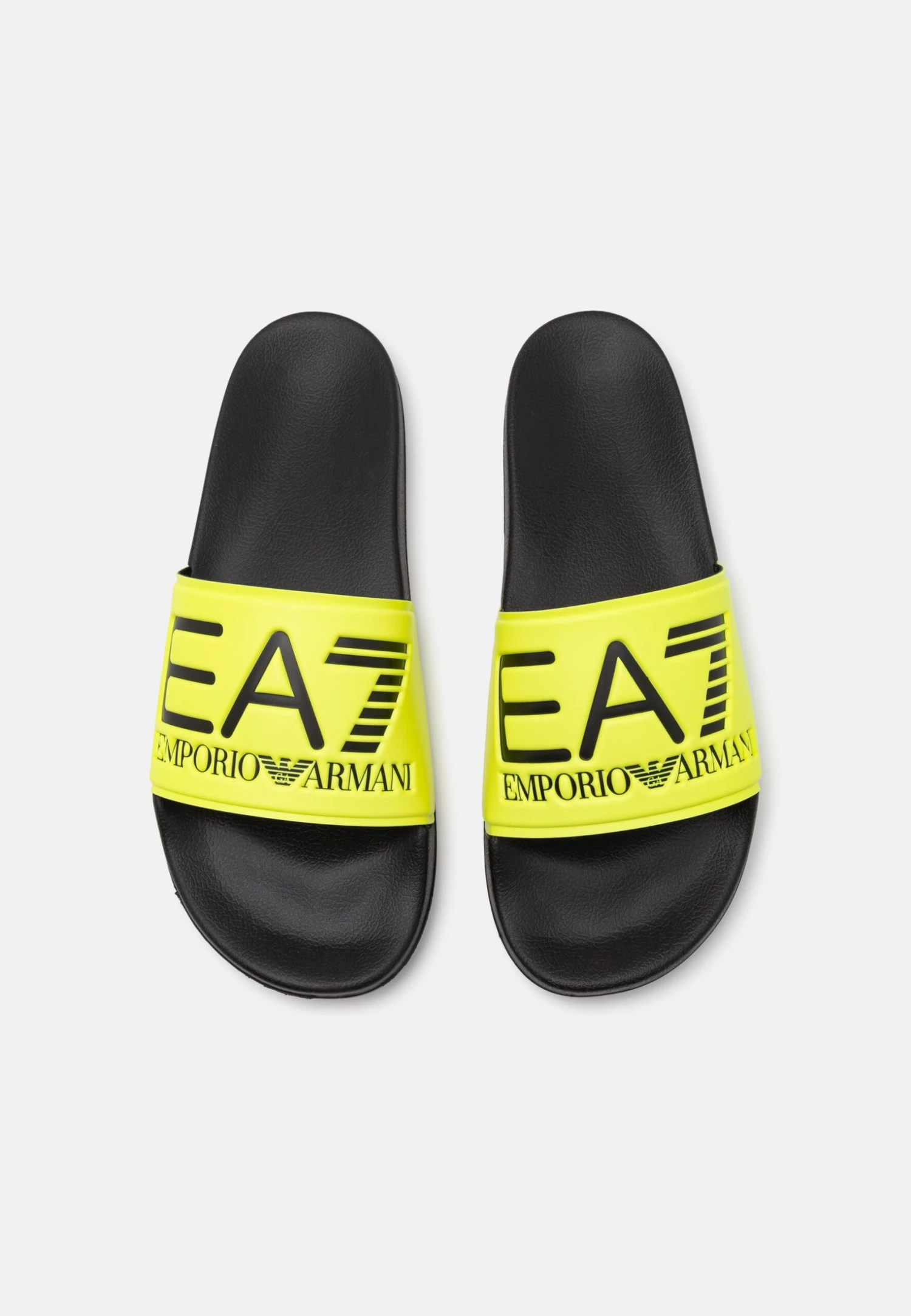 EA7 Emporio Armani UNISEX - Pool Slides - Yellow Fluo/black 6 EA7 Emporio Armani UNISEX - Pool Slides - Yellow Fluo/black - Image 4