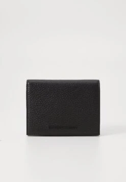 Emporio Armani COMPACT WALLET UNISEX - Wallet - Black Beauty