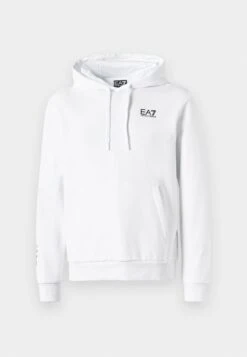 EA7 Emporio Armani TRAIN LOGO SERIES HOODIE EXTENDED - Hoodie - Vanilla Ice -Total Wear Store 11ba24059aa447fa8e5b9773c7e1904c