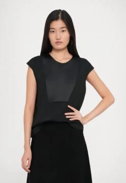 Emporio Armani BLOUSE - Blouse - Black -Total Wear Store 11ee84dab6634b56888aae823fdc7d84