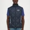 EA7 Emporio Armani MOUNTAIN QUILTED VEST - Waistcoat - Blue