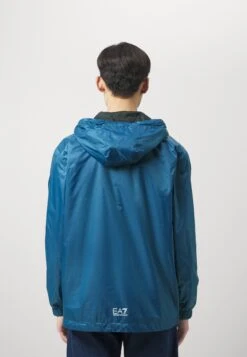 EA7 Emporio Armani Windbreaker - Blue -Total Wear Store 122aaf5ee59f4d64b3ad445406d1f66e