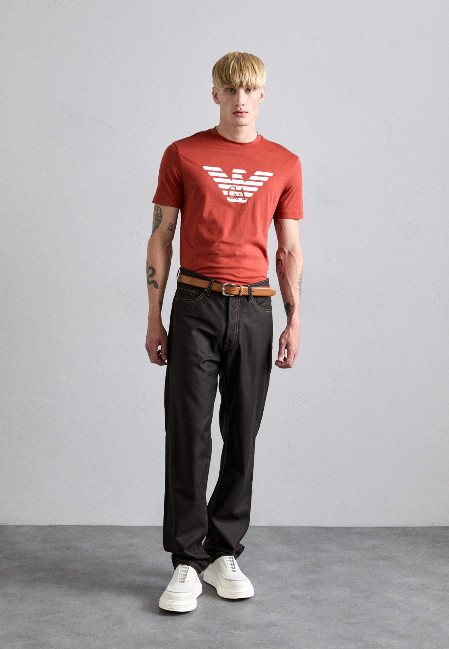 Emporio Armani POCKETS PANT - Trousers - Espresso 4 Emporio Armani POCKETS PANT - Trousers - Espresso - Image 2