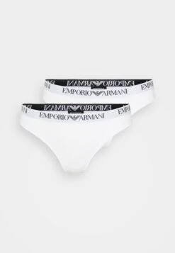 Emporio Armani THONG 2 PACK - Thong - White -Total Wear Store 126eeaa608d54f6184df8f6f1f929de1