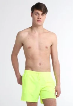 EA7 Emporio Armani Con Logo Fluo - Swimming Shorts - Neon Yellow