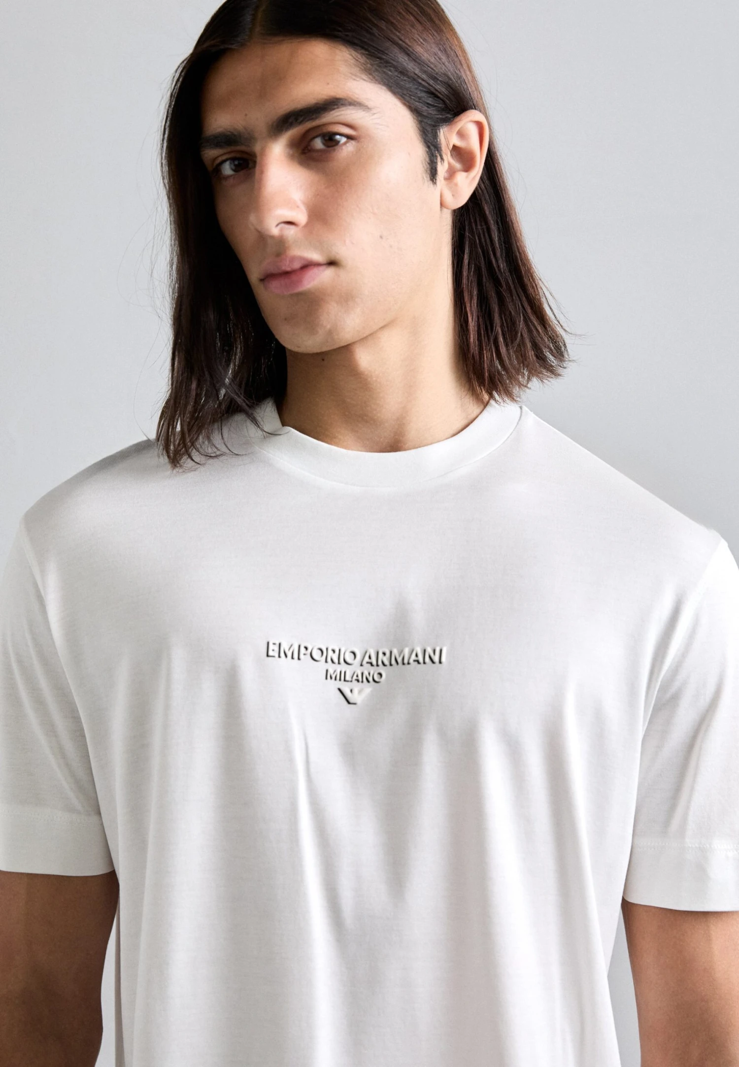 Emporio Armani Basic T-shirt - Snow White 6 Emporio Armani Basic T-shirt - Snow White - Image 4