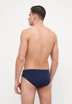 EA7 Emporio Armani BEACHWEAR - Swimming Briefs - Blue/silver -Total Wear Store 132a41ddea50403c8ad7bb82613585c0