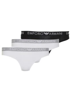 Emporio Armani BRAZILIAN BRIEF 2 PACK - Briefs - White/black 12 Emporio Armani BRAZILIAN BRIEF 2 PACK - Briefs - White/black -Total Wear Store 13772392488641c38eb2469eb142e262