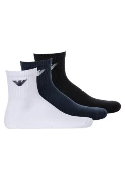Emporio Armani Short Socks 3Pack - Socks - Black/Blue/White