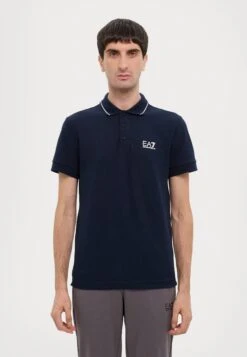 EA7 Emporio Armani TRAIN CORE - Polo Shirt - Armani Blue -Total Wear Store 142badd09b5b487cb8745d22129ff092
