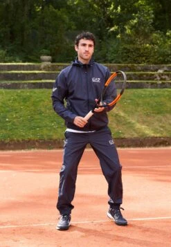 EA7 Emporio Armani UNISEX - Clay Court Tennis Shoes - Sky Captain/white -Total Wear Store 14a74b4b04cc485d8ac656eee2b22cfb