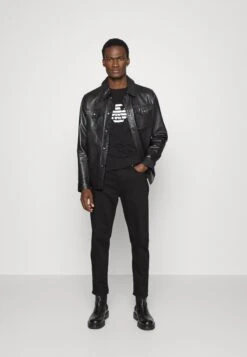 Emporio Armani Long Sleeved Top - Nero Aquila -Total Wear Store 14a866461c65478285f6569e883df414