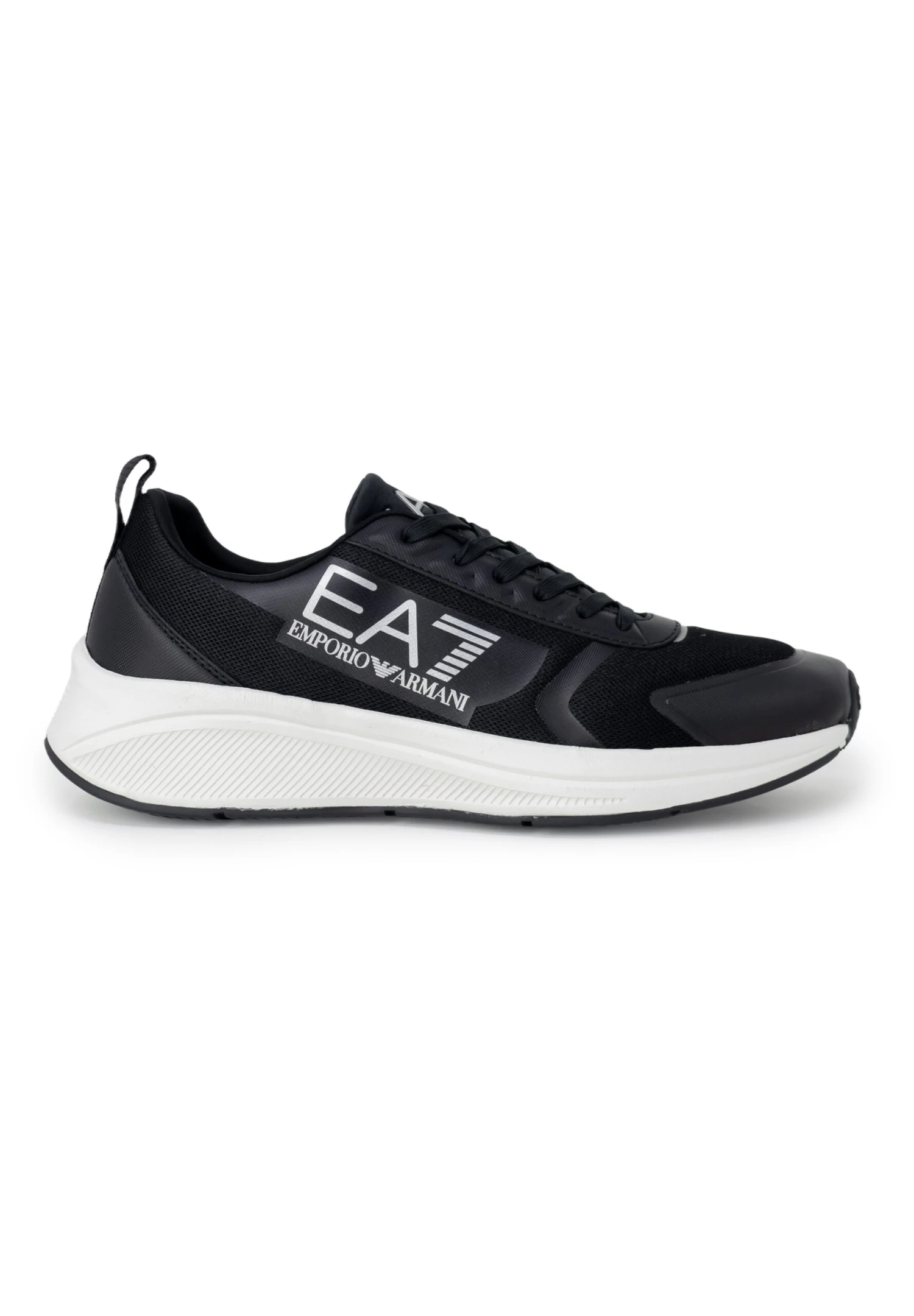EA7 Emporio Armani Unisex - Trainers - Black Silver 3 EA7 Emporio Armani Unisex - Trainers - Black Silver