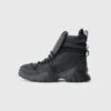 EA7 Emporio Armani FLAKES UNISEX - High-top Trainers - Full Black -Total Wear Store 153d3baa76aa4455b09547258f24caa8