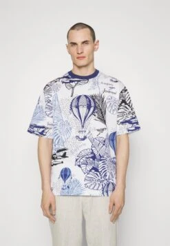 Emporio Armani Print T-Shirt - Camel