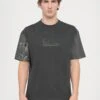 EA7 Emporio Armani TRAIN LOGO SERIES TEE GRAPHIC - Print T-shirt - Asphalt