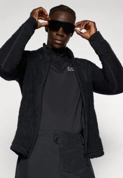 EA7 Emporio Armani JUMPER - Long Sleeved Top - Black -Total Wear Store 159f4d08f9b34186ad32cee619c76dbe