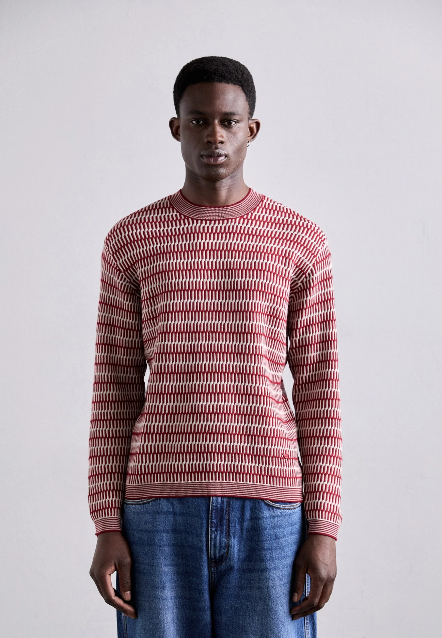 Emporio Armani Jumper - Red/french Oak 3 Emporio Armani Jumper - Red/french Oak