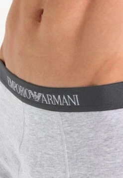 Emporio Armani Trunk 3 Pack - Pants - White/Heather Gray/Navy Blue -Total Wear Store 168bfe2546d04da091e61053819f7d37