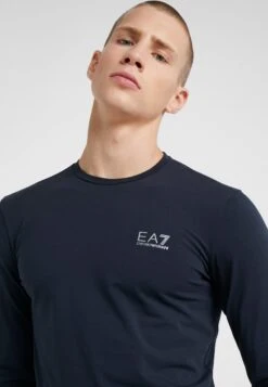 EA7 Emporio Armani Long Sleeved Top - Navy 11 EA7 Emporio Armani Long Sleeved Top - Navy -Total Wear Store 16eb0d33fd1d4f2da897bb487fbd73e0