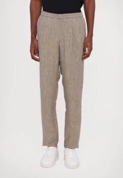 Emporio Armani TROUSER - Trousers - Beige Scuro Melange