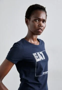 EA7 Emporio Armani Print T-shirt - Armani Blue -Total Wear Store 173c6f5de54d401d97831b8d6253e3e5