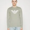 Emporio Armani Long Sleeved Top - Salvia Eagle -Total Wear Store 179d733a2a4b4a658eda0aef0a2dce06