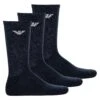 Emporio Armani Medium Socks 3Pack - Socks - Marine -Total Wear Store 17d862ff5439435a97bf1110f30a4b2d
