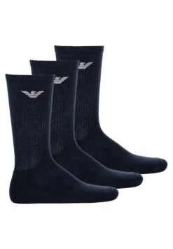 Emporio Armani Medium Socks 3Pack - Socks - Marine