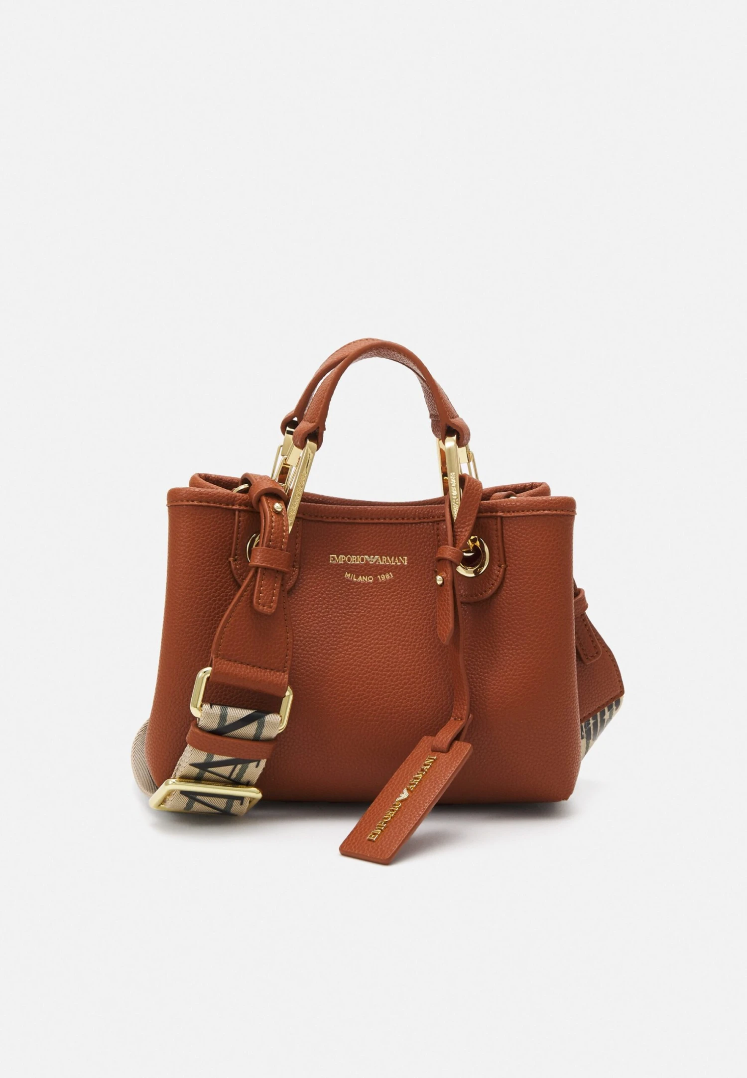 Emporio Armani MY EA - Handbag - Cuoio/rosso 3 Emporio Armani MY EA - Handbag - Cuoio/rosso