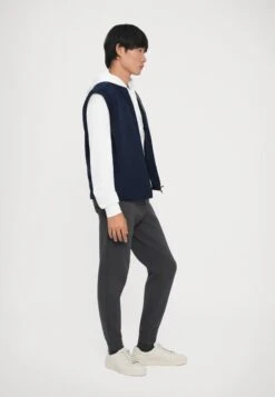 EA7 Emporio Armani TRAIN LINES PANTS - Tracksuit Bottoms - Asphalt -Total Wear Store 19c35c31949b47cab5f285d5e9a7797a