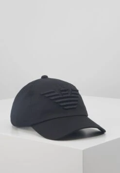 Emporio Armani Baseball Aquila Ricamata - Cap - Nero