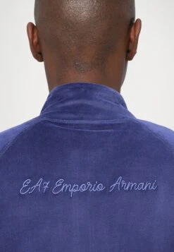 EA7 Emporio Armani Zip-up Sweatshirt - Blue -Total Wear Store 1a36cda374824d389f14d90baee8b0d4