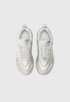 EA7 Emporio Armani ACE SPECIAL UNISEX - Trainers - Triple Matt Silver-coloured -Total Wear Store 1a4af7c3689f47478cd9e5ca472d9059