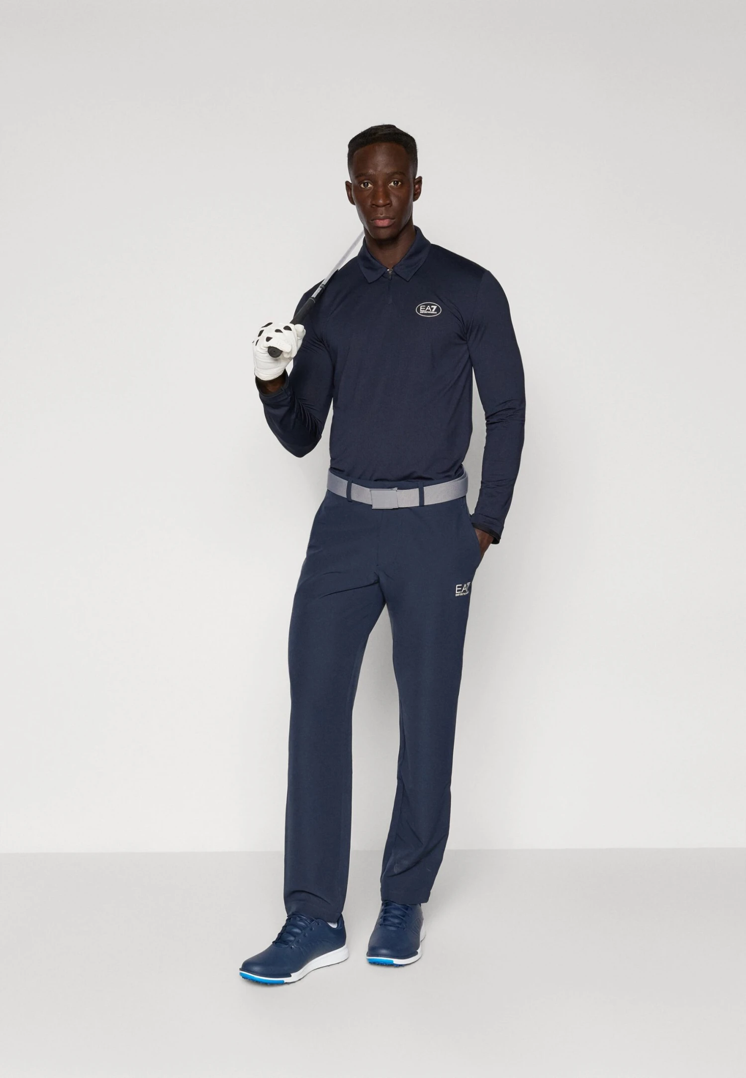 EA7 Emporio Armani GOLF PRO - Polo Shirt - Blue 4 EA7 Emporio Armani GOLF PRO - Polo Shirt - Blue - Image 2