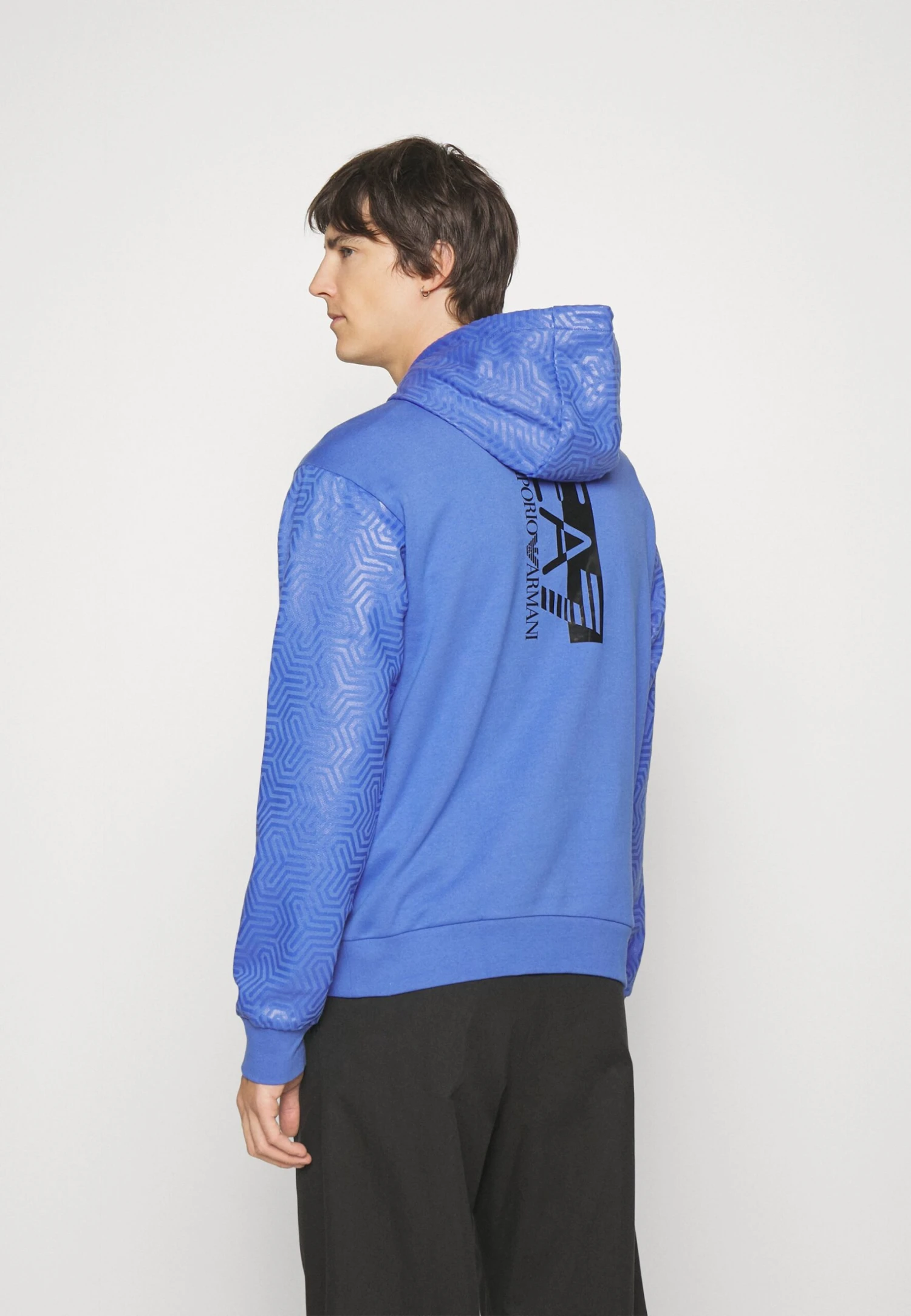 EA7 Emporio Armani Hoodie - Blue 5 EA7 Emporio Armani Hoodie - Blue - Image 3