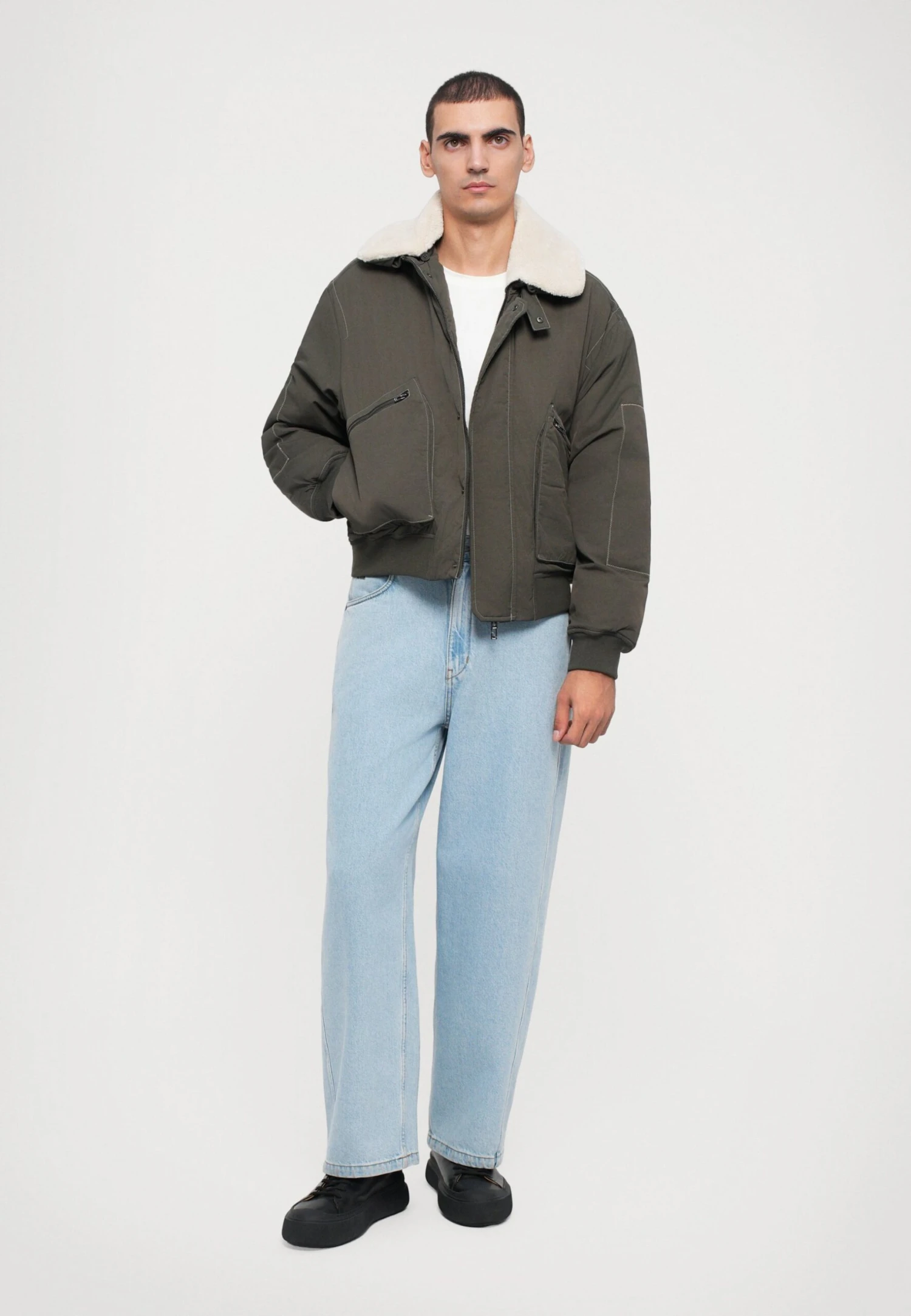 Emporio Armani BLOUSON JACKET - Light Jacket - Black Ink 4 Emporio Armani BLOUSON JACKET - Light Jacket - Black Ink - Image 2