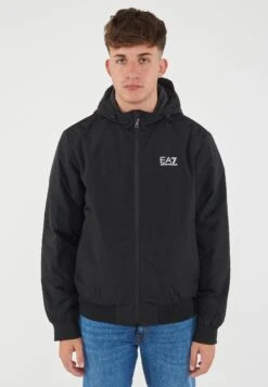 EA7 Emporio Armani CON CAPPUCCIO - Outdoor Jacket - Black