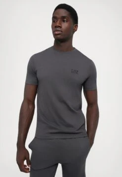 EA7 Emporio Armani TRAIN CORE TEE - Basic T-shirt - Asphalt -Total Wear Store 1c57d352f4c04d8bbb79e94958d793ee