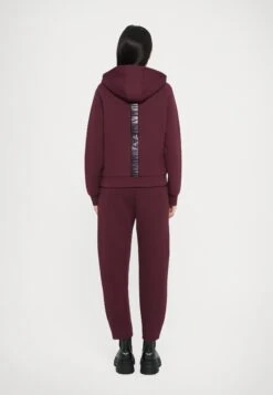 EA7 Emporio Armani Zip-up Sweatshirt - Bordeaux 11 EA7 Emporio Armani Zip-up Sweatshirt - Bordeaux -Total Wear Store 1c80e1d4c48d491790baf3b7541376fa