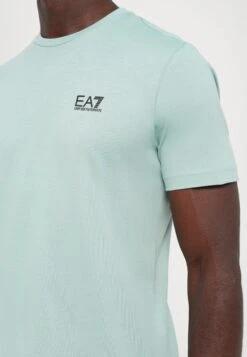 EA7 Emporio Armani TRAIN CORE TEE - Basic T-shirt - Blue Surf -Total Wear Store 1cbc5d4105814001aeec215fc846fac5