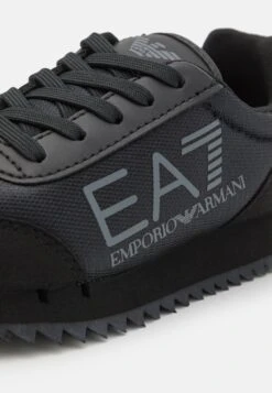 EA7 Emporio Armani Unisex - Trainers - Triple Black/Irongate -Total Wear Store 1d9b5820e1004e119bb7f7b57e9803d9