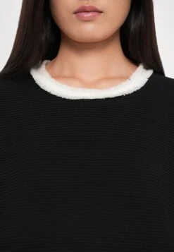 Emporio Armani DRESS - Jumper Dress - Black/white -Total Wear Store 1db7c256be5f46fdbee0cb2d58045284