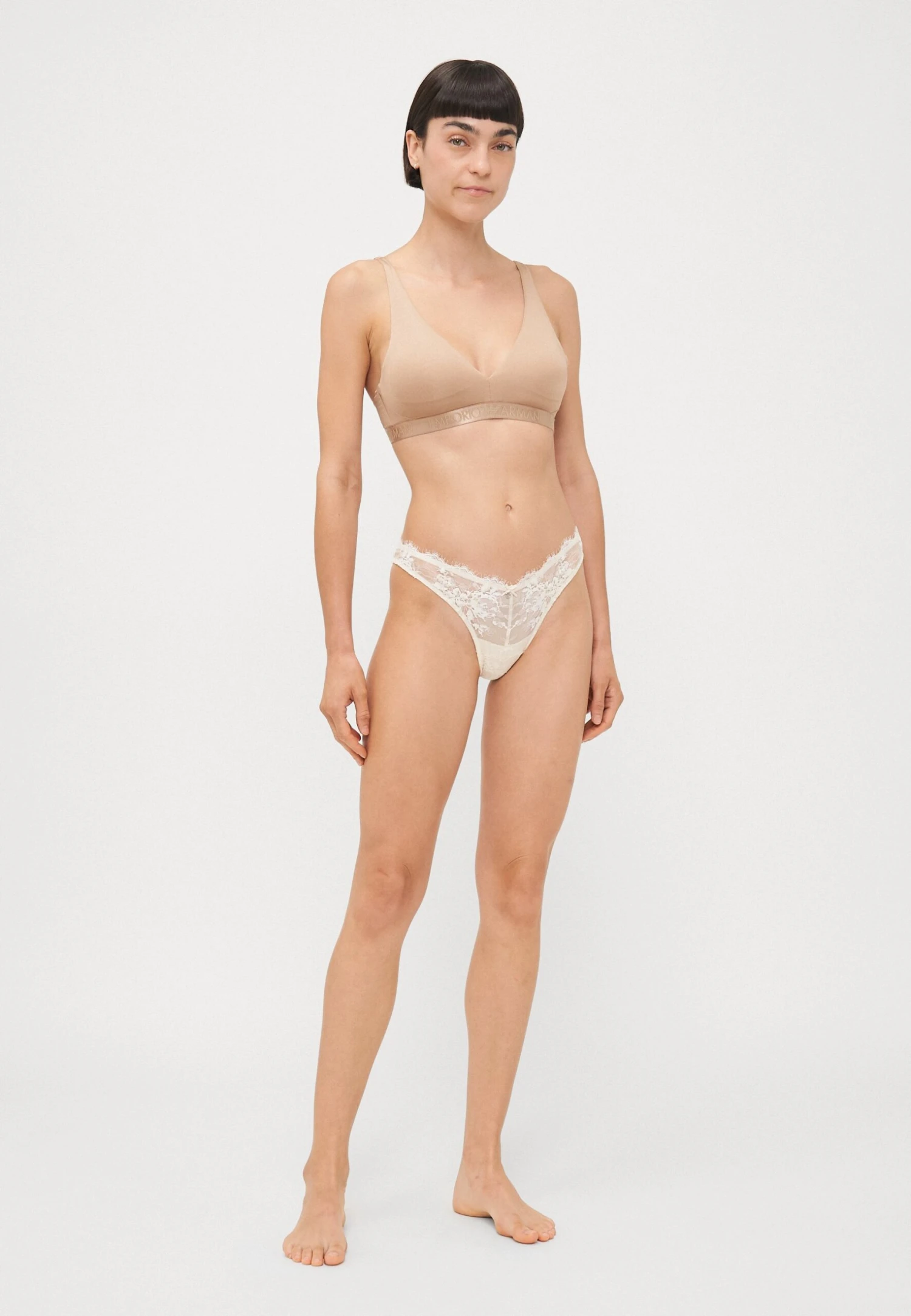 Emporio Armani V BRAZILIAN - Briefs - Ivory 4 Emporio Armani V BRAZILIAN - Briefs - Ivory - Image 2