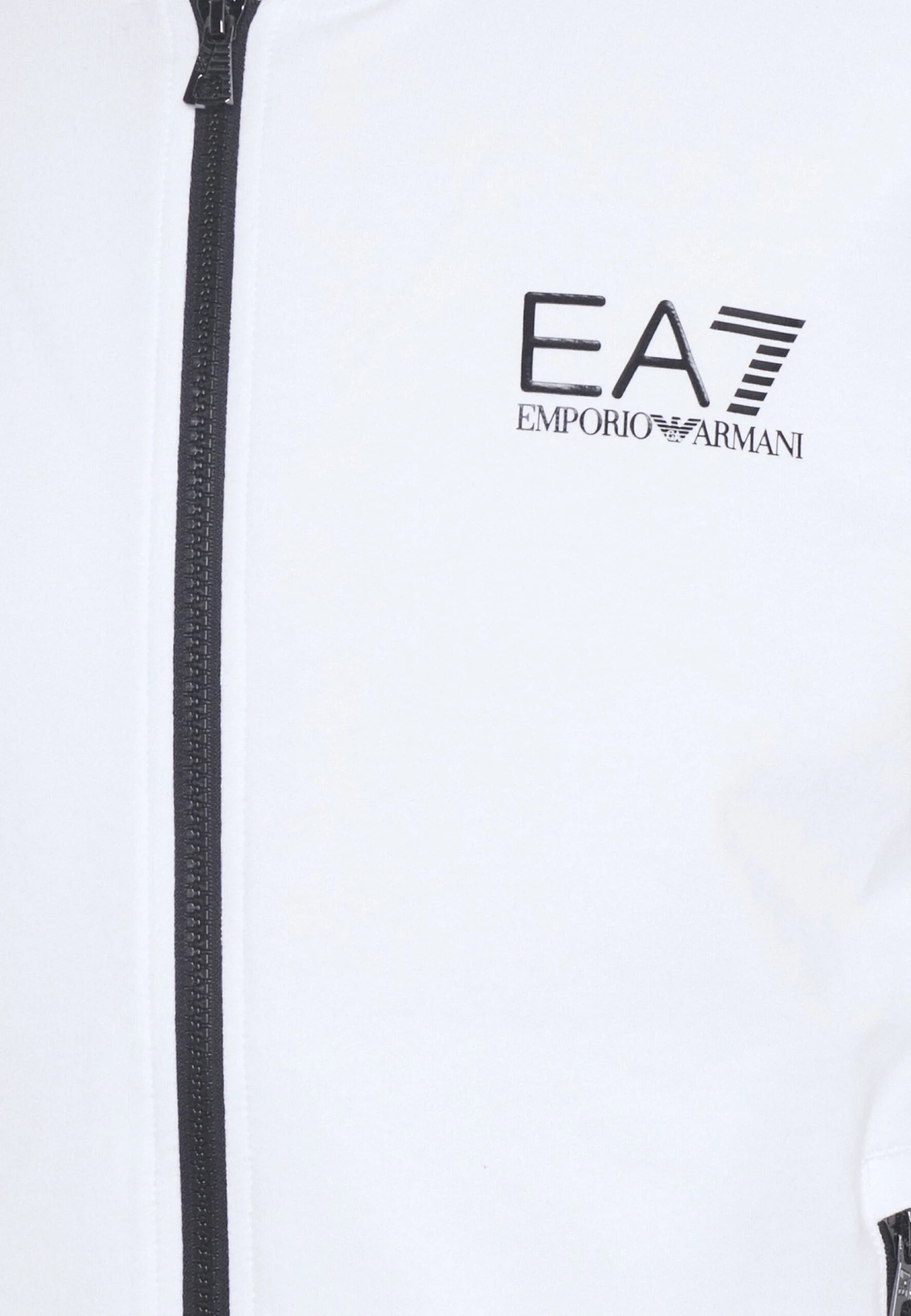 EA7 Emporio Armani Zip-Up Sweatshirt - White 7 EA7 Emporio Armani Zip-Up Sweatshirt - White - Image 5