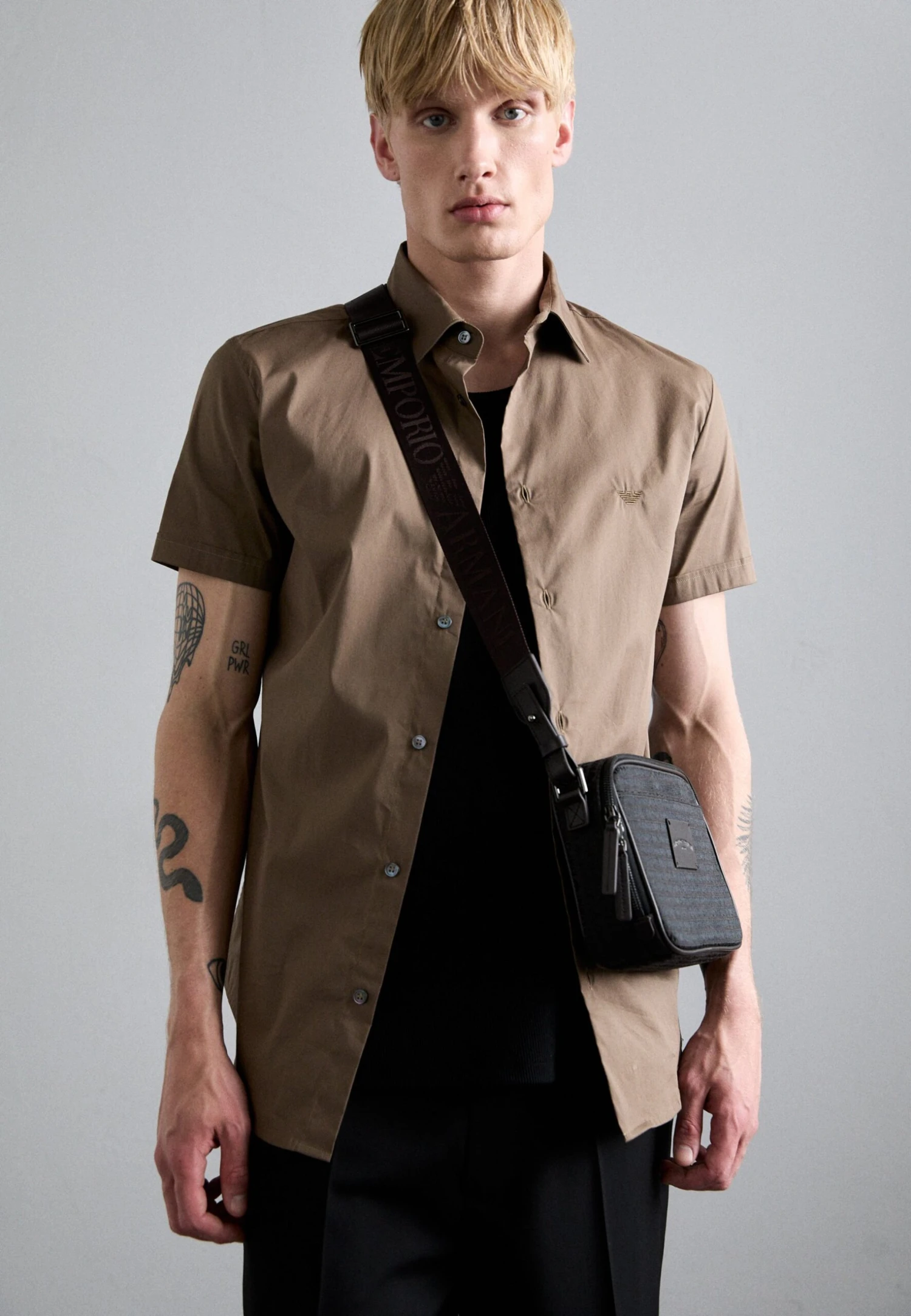 Emporio Armani MINI CROSSBODY - Cross Body Bag - Bristol Black 4 Emporio Armani MINI CROSSBODY - Cross Body Bag - Bristol Black - Image 2